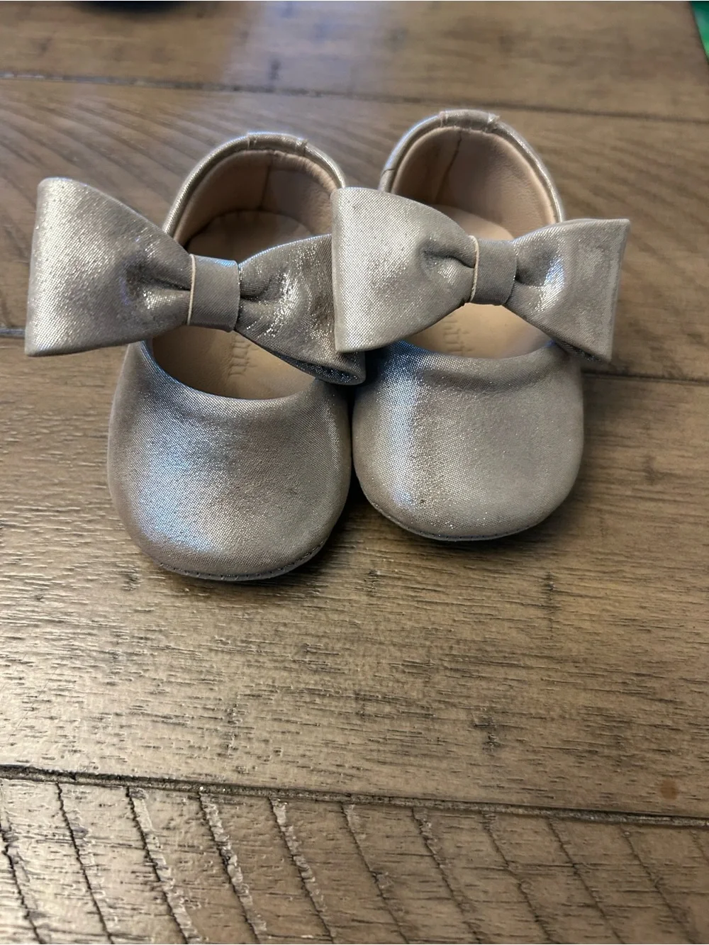 Size 1 / 0-3M Kids Bow Mary Jane Shoes - Black, Silver, Red